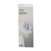 Bathlux Shelf with Hanging Rack and Suction Cup