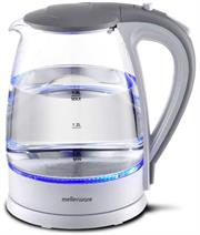Mellerware 360 Degree 1.8L Glass White Cordless Kettle