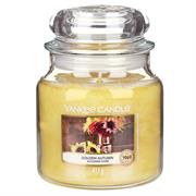 Yankee Candle Golden Autumn Medium Jar Retail Box No