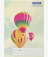 Marlin Threeline A5 Homework Diary Undated