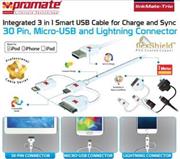 Promate linkMate-trio Integrated 3 in