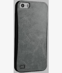 Promate Black Lanko i6 Leather Flexible Snap on Case