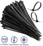 Noble 4.8 x 200mm Pack of 100 Black Nylon Cable Ties