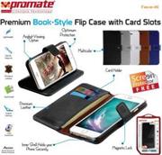 Promate Grey Tava-i6 Premium Book-Style Flip Case