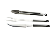 Alva 3-Piece Stainless Steel BBQ Tool Set