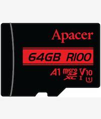 Apacer MicroSDHC Class10 V10 64GB Memory Card